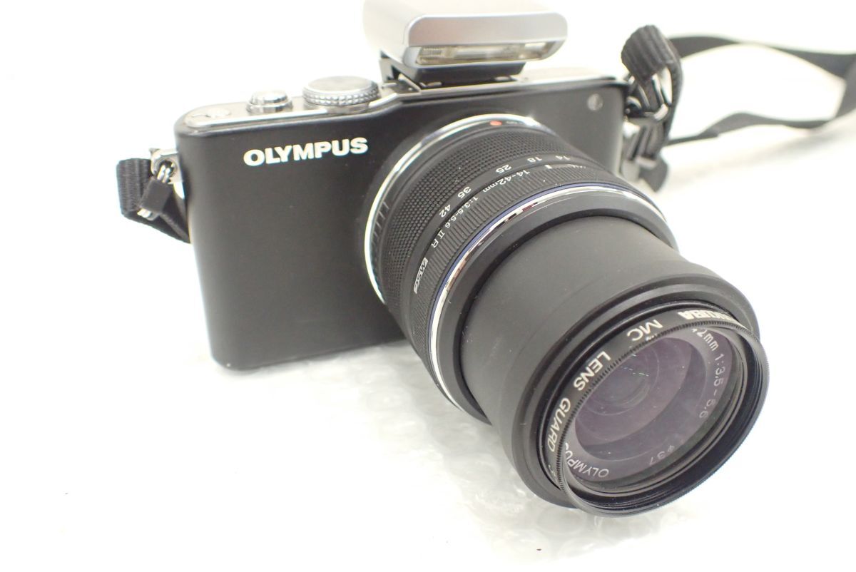 D760-60　OLYMPUS PEN Lite　E-PL3 ミラーレス一眼　E-PL3/OLYMPUS M.ZUIKO DIGITAL 14-42mm 1:3.5-5.6 Φ37 ブラック　中古・動作確認済み_画像6