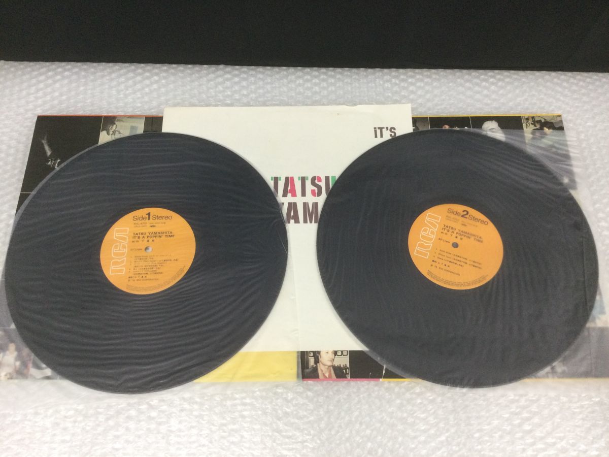 DYS140-80③【帯付き】LPレコード 山下達郎「It's A Poppin' Time」LP（12インチ）/RCA Records(RVL-4701～2)/RGA ポップス_画像4