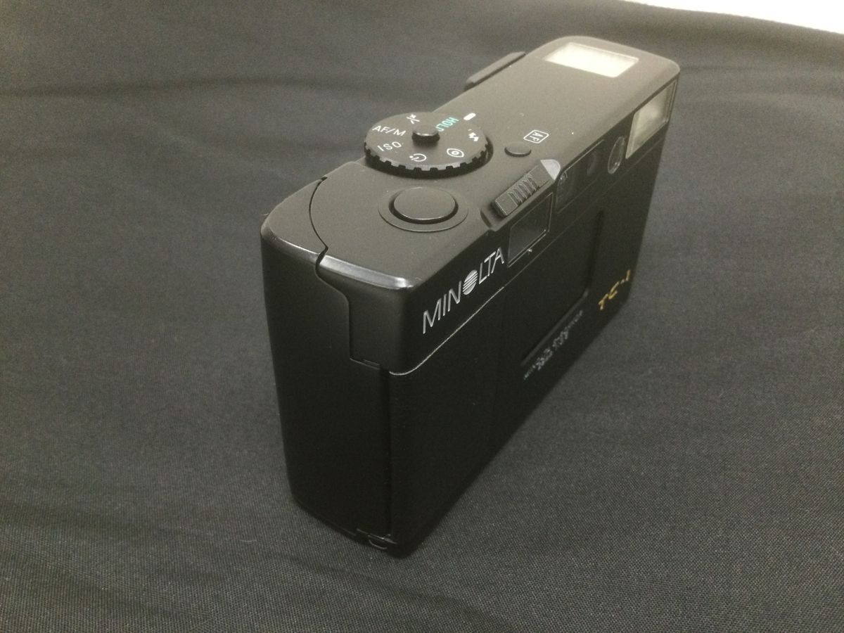 TK006-80【極美品 起動確認済み】MINOLTA ミノルタ TC-1 G-ROKKOR 28mm f3.5 70th Anniversary コンパクトカメラ/説明書 箱付きt_画像8