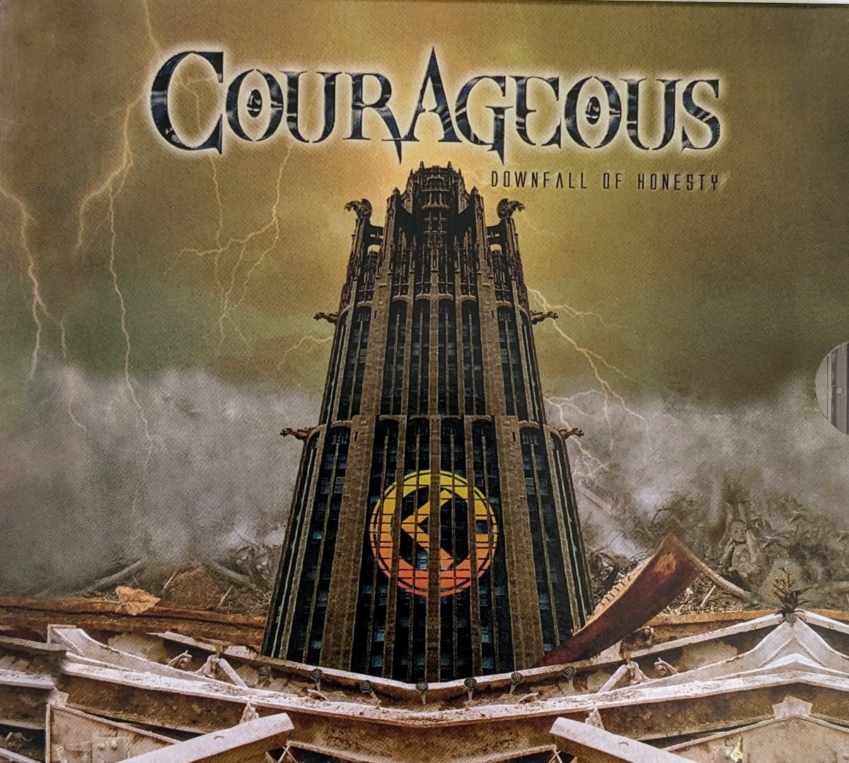 COURAGEOUS Germany Gothic Power Heavy Metal ゴシック・パワー・ヘヴィメタル 輸入盤CD 2nd スリップケースの画像1