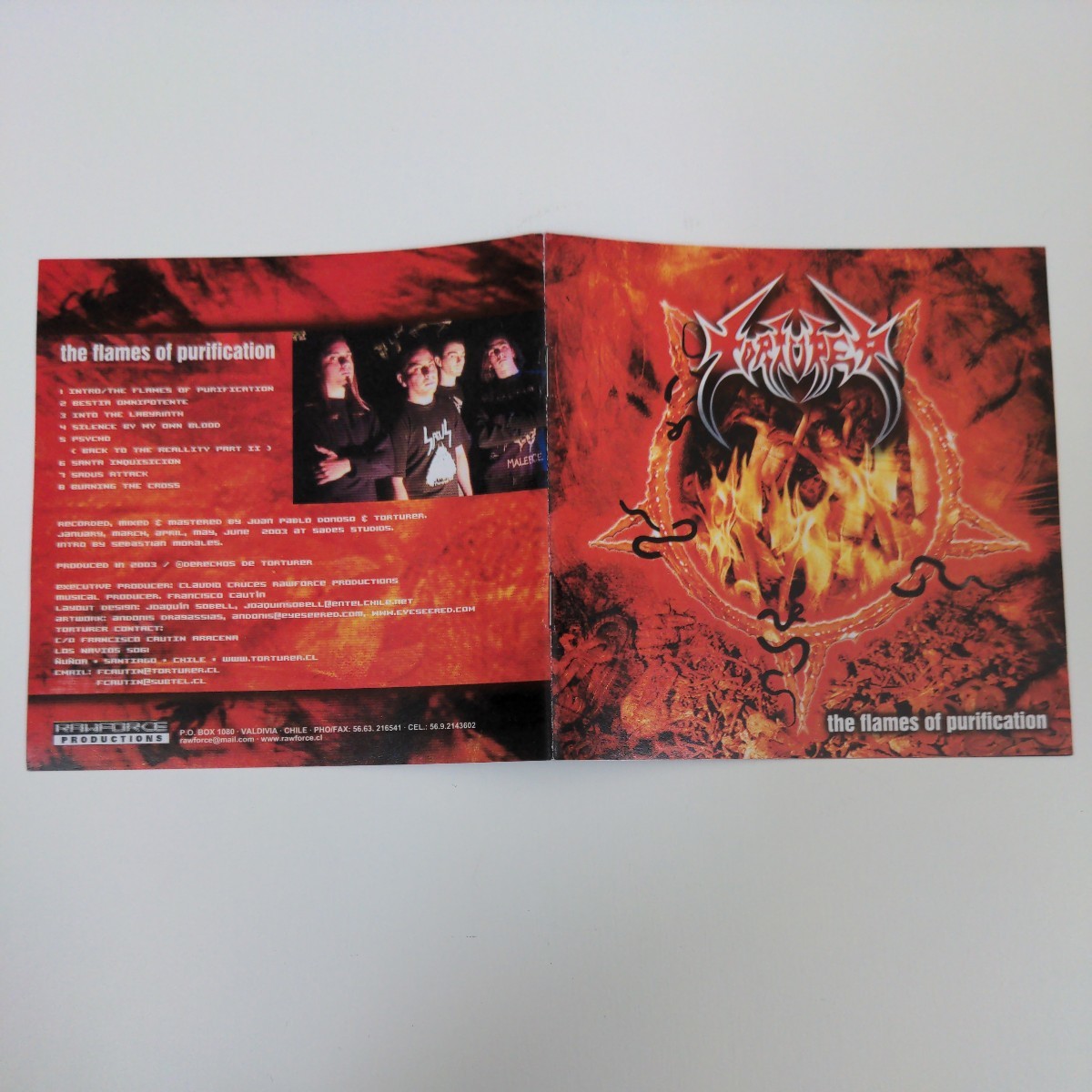 TORTURER Chile Death Thrash Heavy Metal デス・スラッシュメタル ヘヴィメタル 輸入盤CD 3rdの画像3