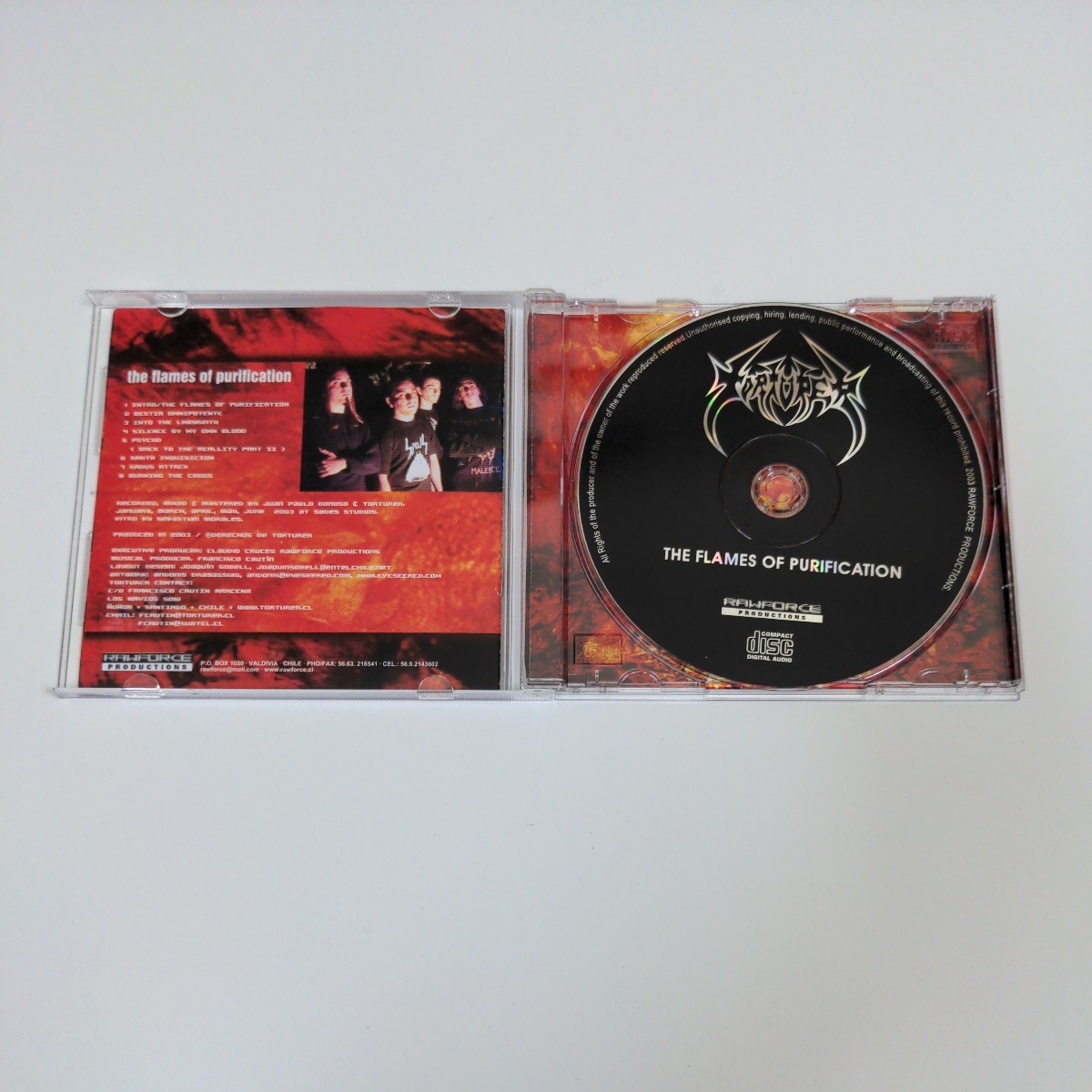 TORTURER　Chile　Death Thrash Heavy Metal　デス・スラッシュメタル　ヘヴィメタル　輸入盤CD　3rd_画像4