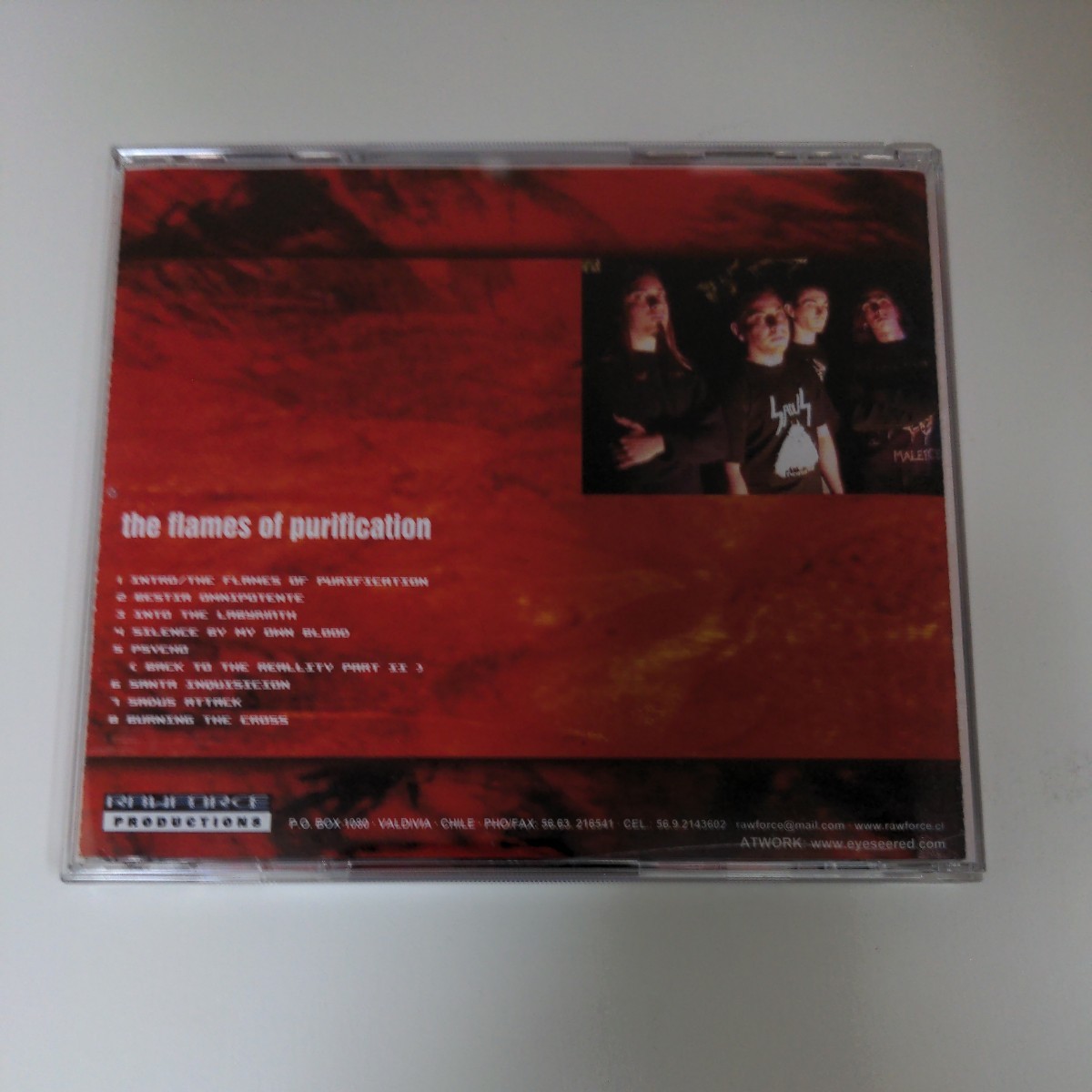 TORTURER　Chile　Death Thrash Heavy Metal　デス・スラッシュメタル　ヘヴィメタル　輸入盤CD　3rd_画像6