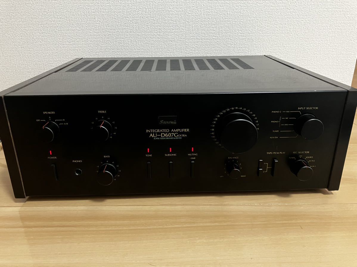 中古品ジャンク品　SANSUI サンスイ プリメインアンプ AU-D607G Extra_画像3