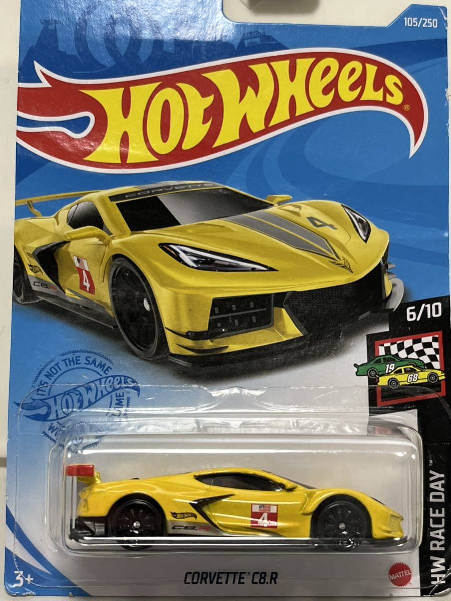 HOTWHEELS CORVETTE C8.R ホットウィール コルベット C8.R イエロー ミニカー_画像1