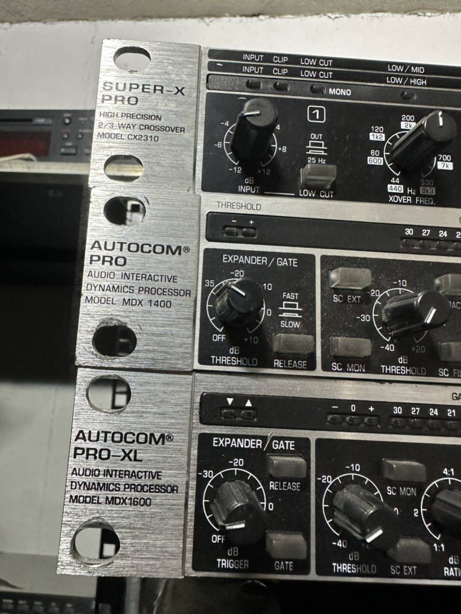 BEHRINGER CX2310 MDX1400 1600 クロスオーバー プロセッサー_画像5