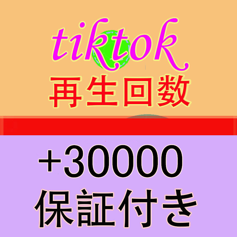 【おまけ Tiktok 再生回数 30000 ティックトック 動画 3万 再生数 】YouTube Tiktok 自動ツール インスタ フォロワー チャンネル登録者数の画像1