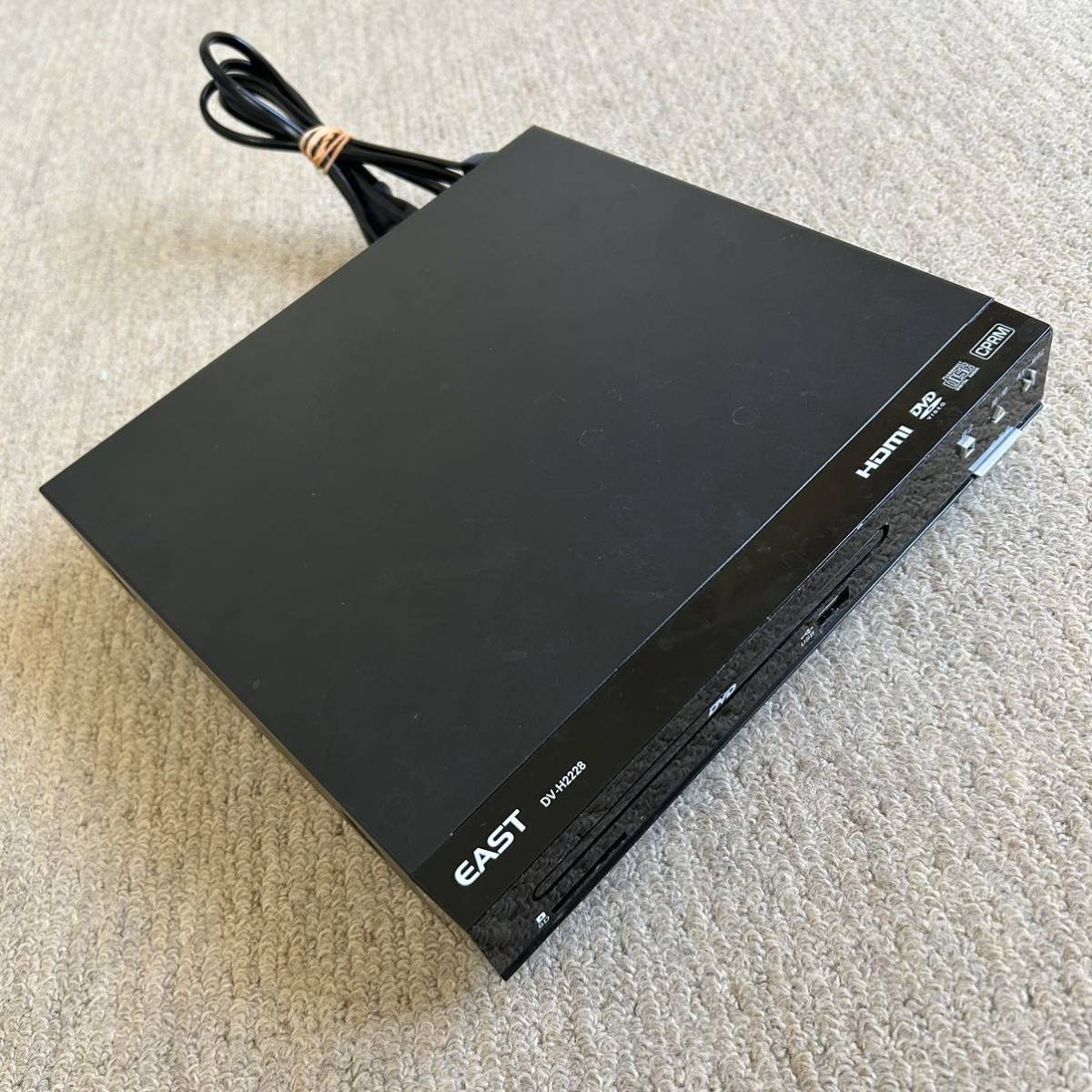 送料無料 即決 DVDプレーヤー アズマ AZUMA EAST DV-H2228 動作確認済 HDMIケーブル付き 付属品全て有り_画像2