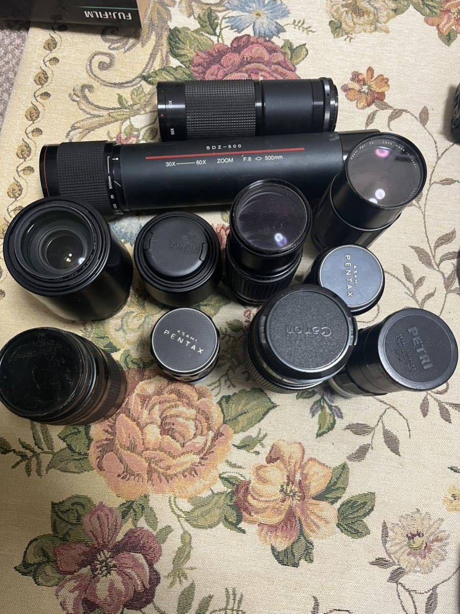 Y01 カメラ80点まとめ　Canon MAMIYA FUJIFILM NIKON OLYMPUSなど　(デジカメ17点、他63点) レンズ12本_画像8