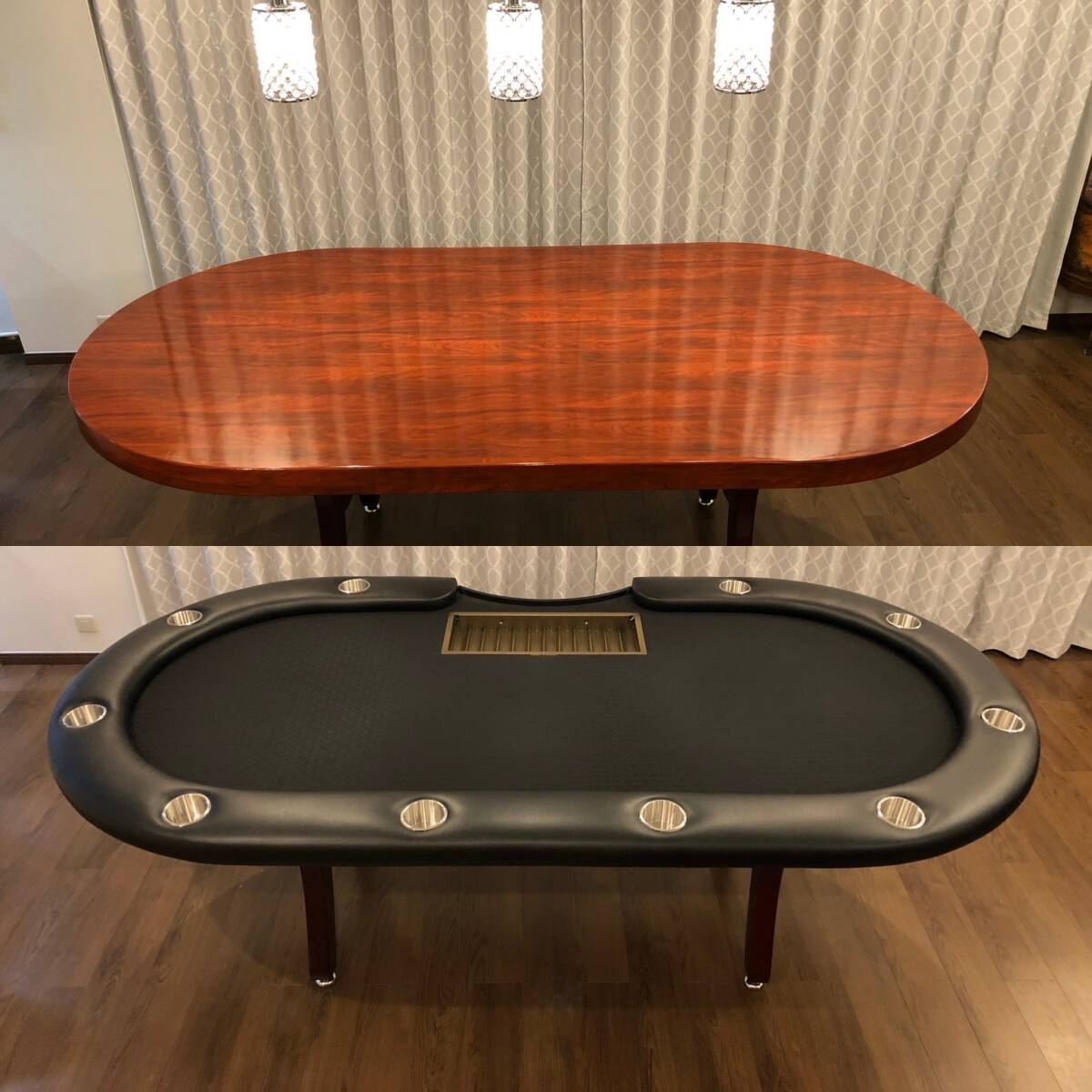 ニューベディー　ディナートップ付き　ポーカーテーブル　ポーカー　poker