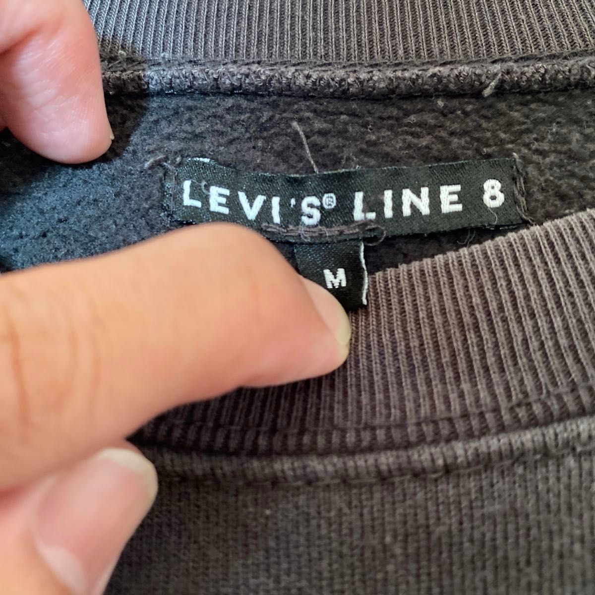 Levi's LINE8 リーバイス メンズスウェット 古着 Mサイズ トレーナー ミラーバットウィング 希少