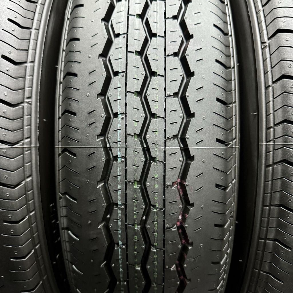 23年製新車外し★195/80R15 107/105N LT ブリヂストン ECOPIA RD613 4本 №B240207-B1 200系ハイエース レジアス NV350キャラバン等/セット_画像4