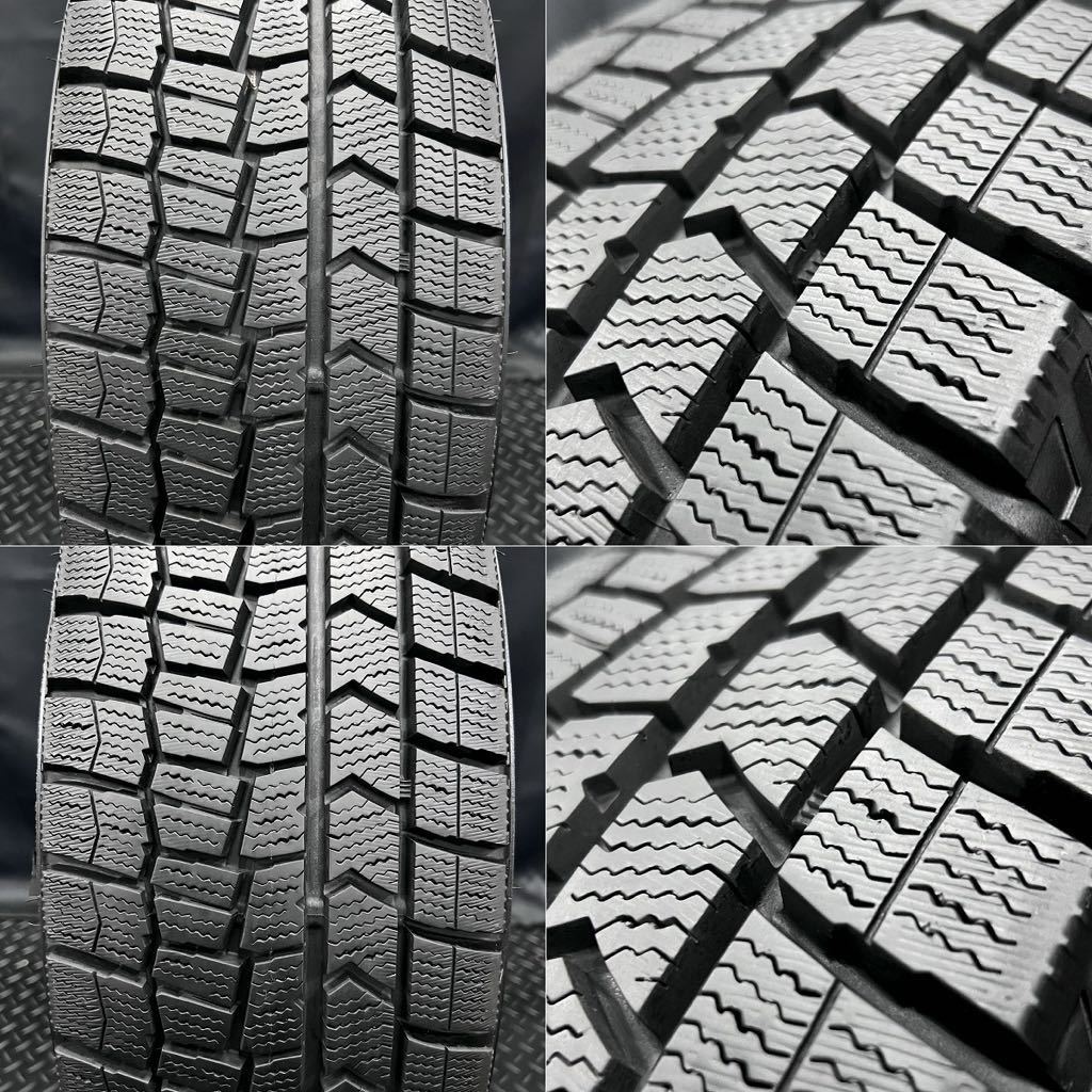 8.5~9 amount of crown ultimate beautiful goods *DUNLOP WM02 195/65R16& non-genuine aluminum 4ps.@N240209-S5laiz Rocky /4H 100* wheel studless set * gasoline car for 