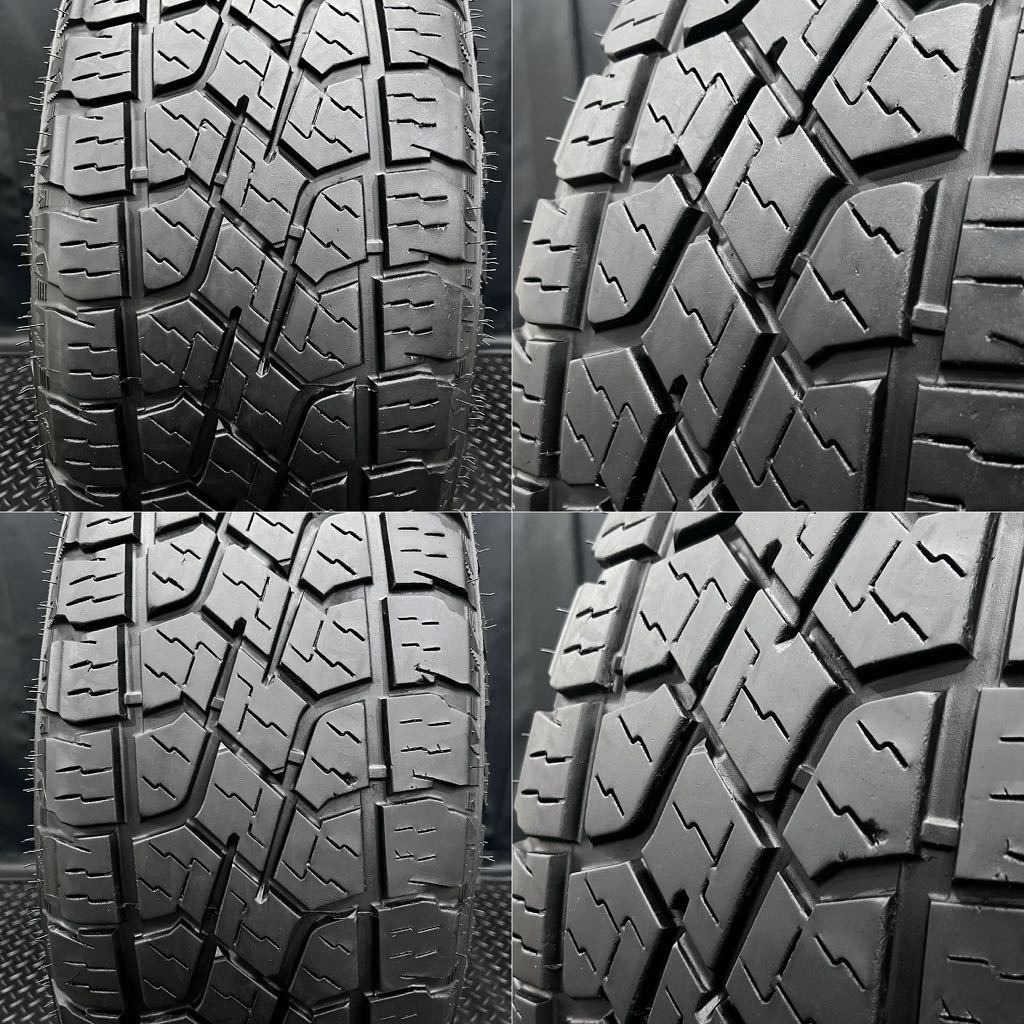 22年製美品★265/70R17 ホワイトレター MONSTA ATタイヤ&社外アルミ 4本 240229-S1 プラド ハイラックス FJ等/検デイトナホイール*6H 139.7_画像7