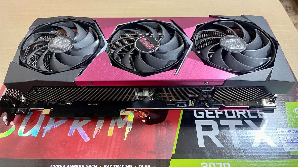 MSI GEFORCE RTX 3070 SUPRIM GODZILLA ゴジラ 限定1000台 美品 MSI GEFORCE RTX 3070 SUPRIM GODZILLA ゴジラ 限定1000台 美品