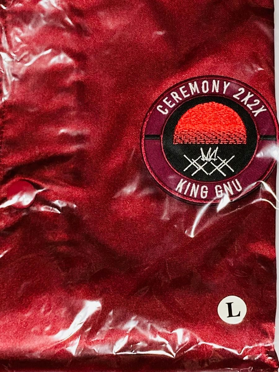 新品未開封品】King Gnu ceremonyツアーグッズ スタジャン L 新品未開封品】King Gnu ceremonyツアーグッズ スタジャン L