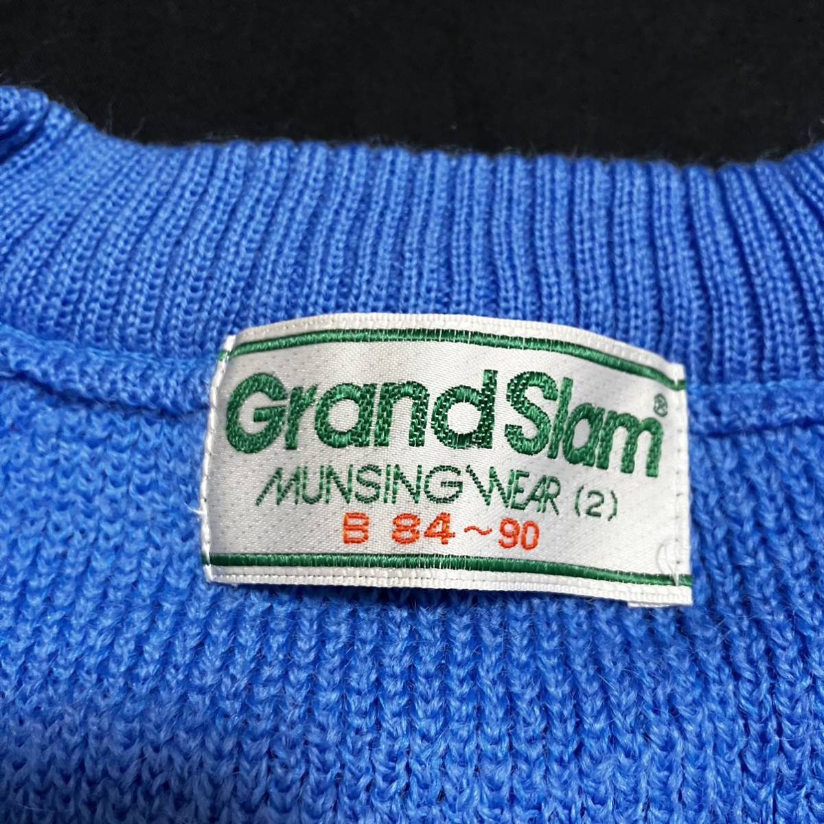 マンシングウェア　GL4204 Mサイズ 長袖　セーター ニット ゴルフ　日本正規品　当時物　ヴィンテージ　新品、未使用_画像4