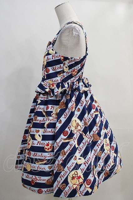 Shirley Temple / プチフールジャンパースカート 160 ネイビー H-24-01-28-1001-ET-OP-KB-ZH_画像2