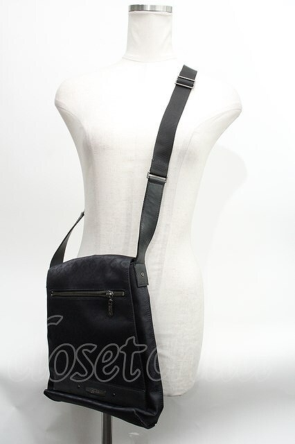 Jean Paul GAULTIER / BAG 総柄ショルダーバッグ 黒 S-24-02-12-027-GO-BG-AS-ZS