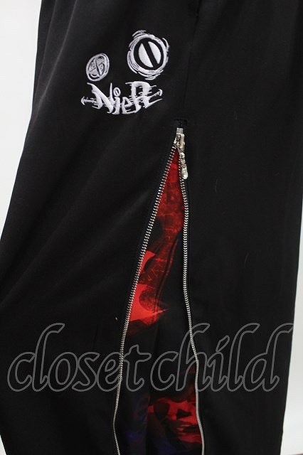 NieR Clothing / 2WAY SIDE ZIP WIDE PANTS H-24-02-07-089-PU-PA-KB-ZT223の画像3