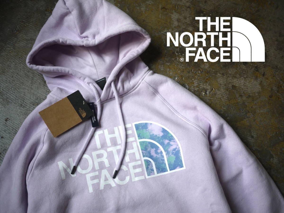 US購入 新品 レディース S/ノースフェイス グラフィック プリント スウェット パーカー THE NORTH FACE PRNTD NOV HOODIE_画像1