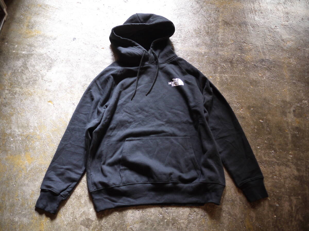 US購入 新品 レディース L/ノースフェイス バックプリント スウェット パーカー 裏起毛 THE NORTH FACE THROWBACK HOODIE_画像4