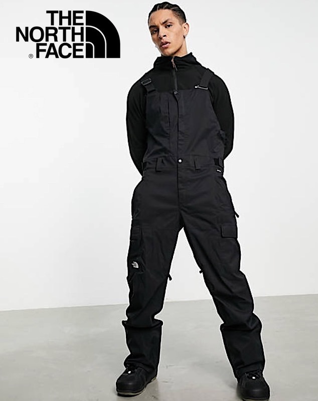 US購入 新品 XXL SHORT/防水透湿素材 ノースフィス スノー パンツ スキー スノボー 黒 / THE NORTH FACE FREEDOM BIB PANT DRYVENT_画像1