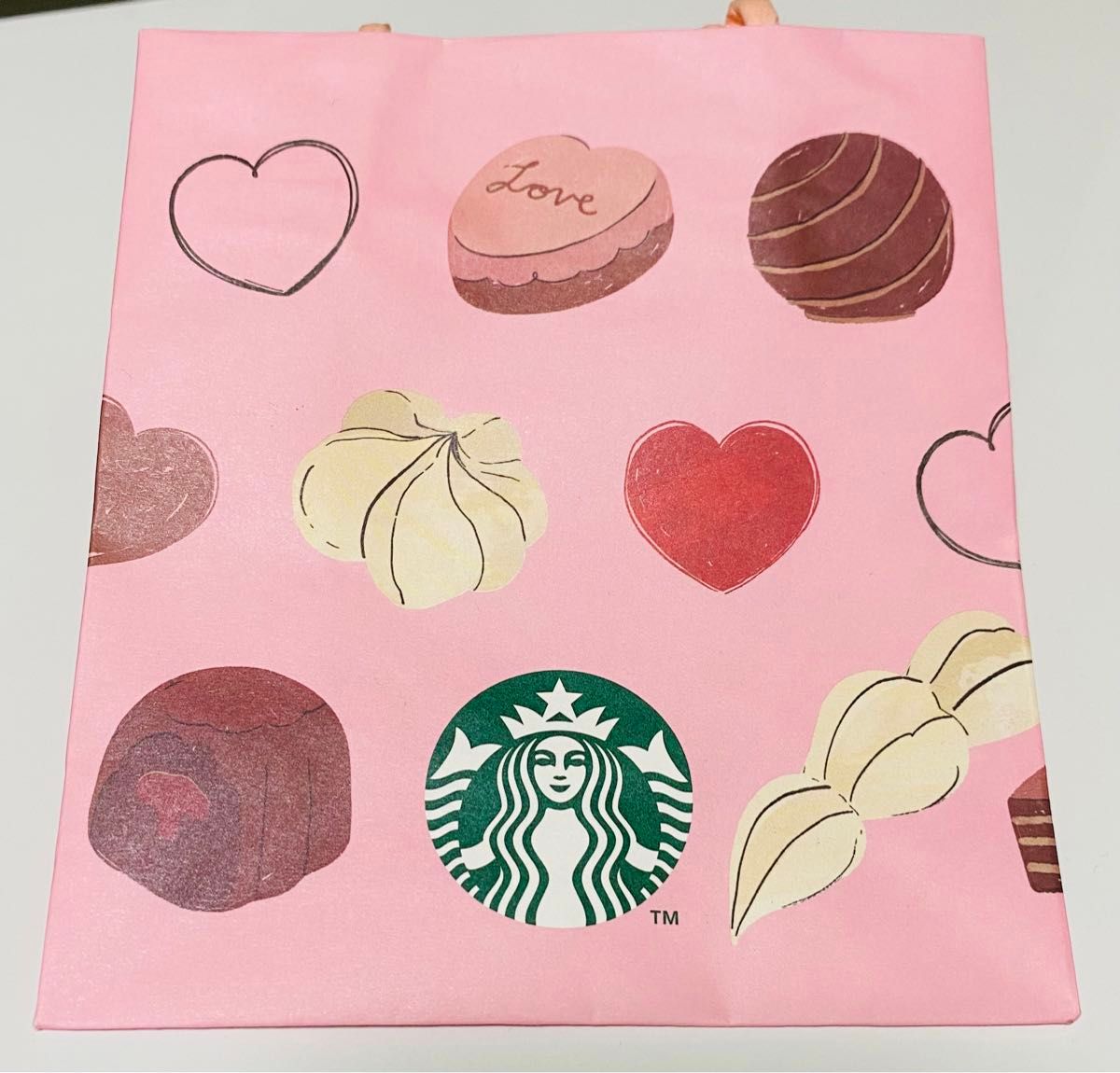 スターバックス　スタバ　Starbucks ギフトバッグ　ショップ袋　ラッピング　プレゼント　紙袋　バレンタイン　ホワイトデー