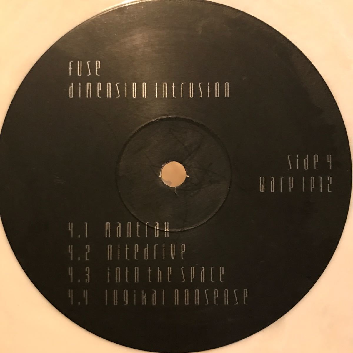 Fuse - Dimension Intrusion - Warp Records WARP LP12 ] Richie Hawtin_画像6