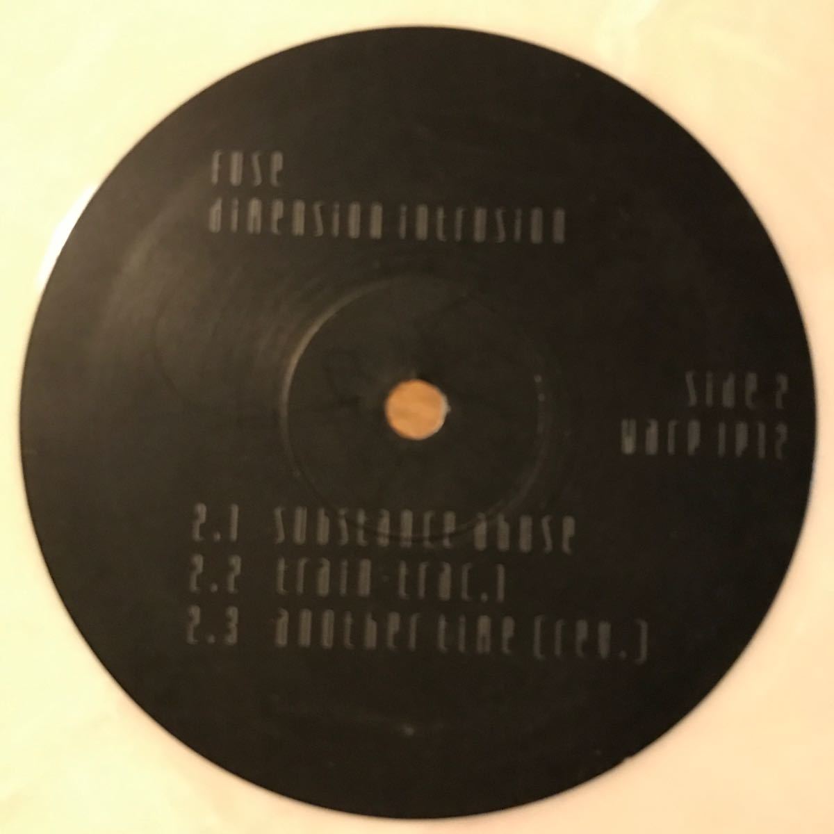 Fuse - Dimension Intrusion - Warp Records WARP LP12 ] Richie Hawtin_画像4