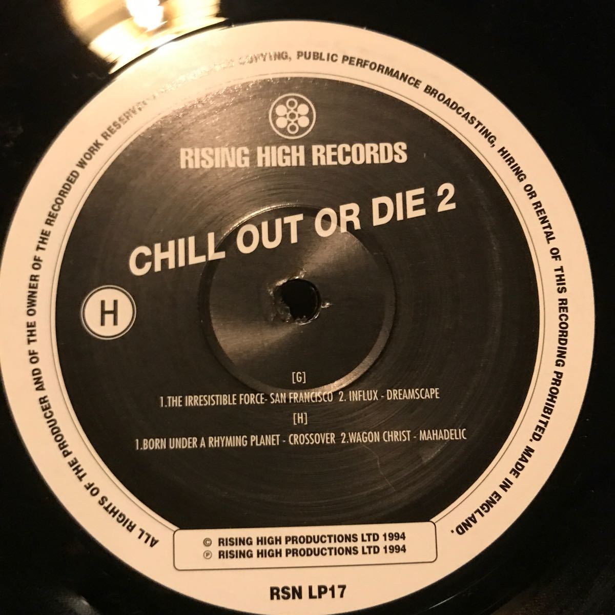 [ Various - Chill Out Or Die II - Rising High Records RSN LP 17 ] Bedouin Ascent , The Irresistible Force , Wagon Christの画像10