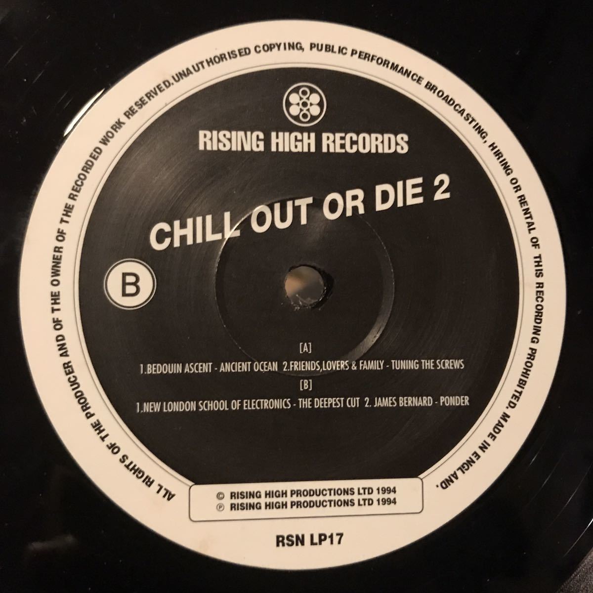 [ Various - Chill Out Or Die II - Rising High Records RSN LP 17 ] Bedouin Ascent , The Irresistible Force , Wagon Christの画像4