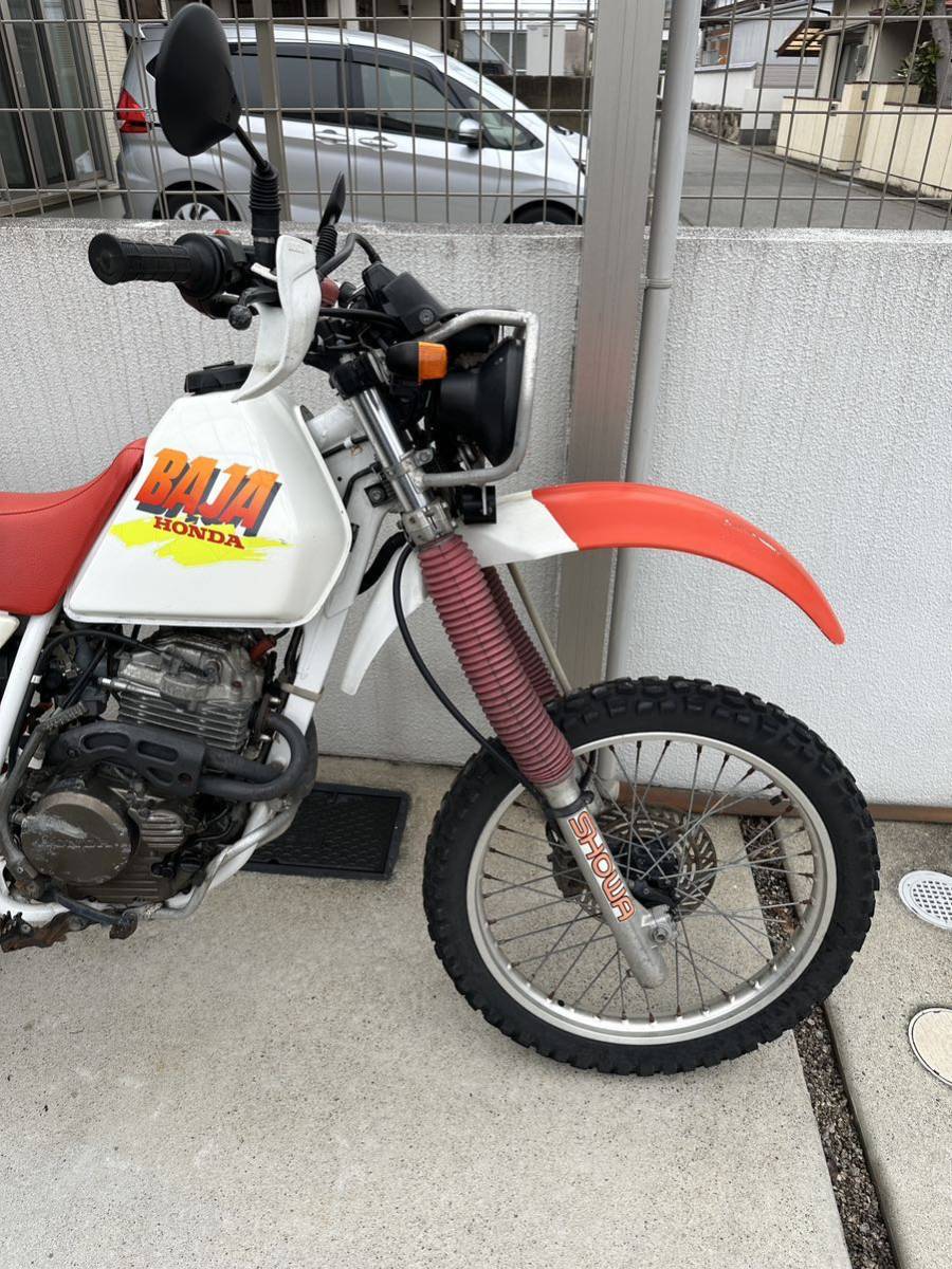 HONDA XLR250R BAJA 福岡県 実働 MD22 自賠責令和7年6月までの画像7