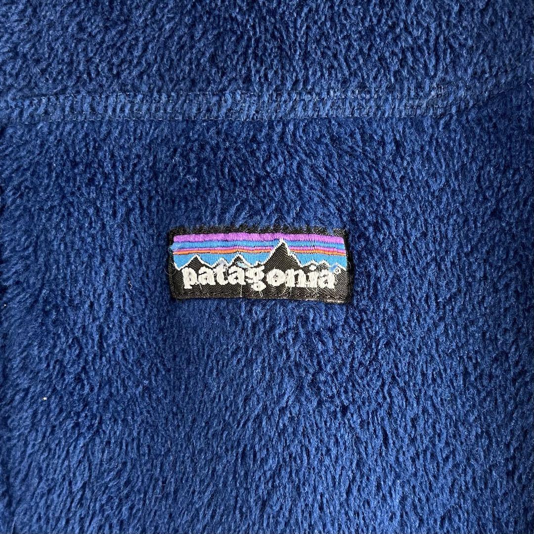 メンズS 00's パタゴニア R2 ポーラテック フリースベスト ブルー PATAGONIA ベストの画像4