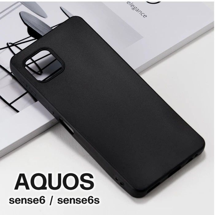 AQUOS sense6 TPUケース ブラック