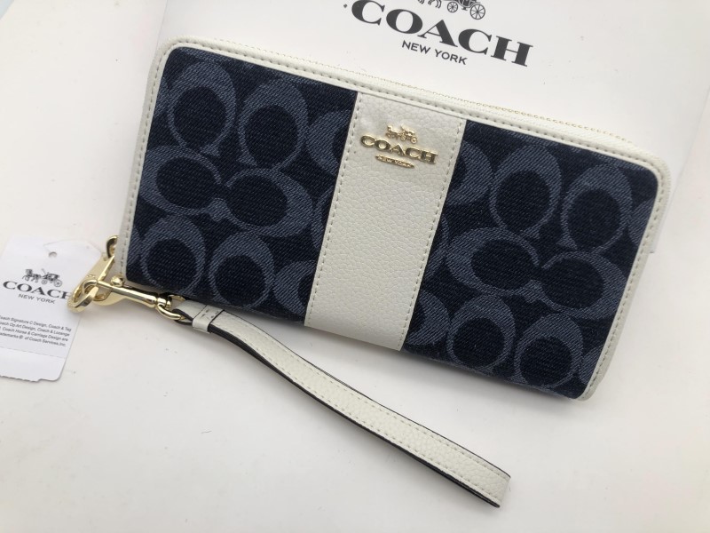 コーチ COACH 長財布 財布 シグネチャー アコーディオンラウンドジップウォレット 新品 未使用 贈り物141 C4453　_画像2