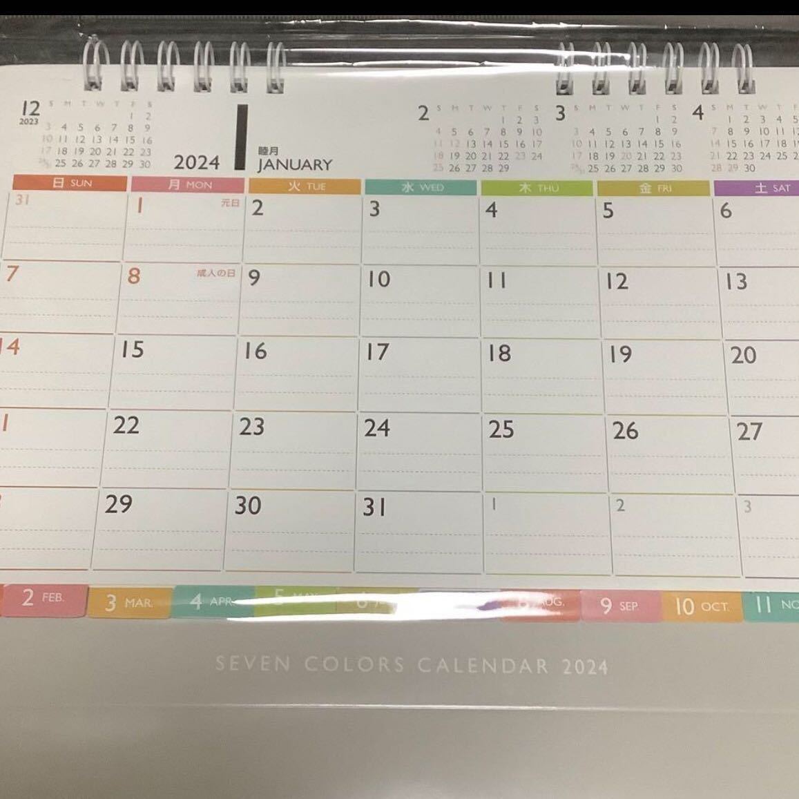 卓上カレンダー 2024 カレンダー2024 卓上　　　シンプルカレンダー_画像2