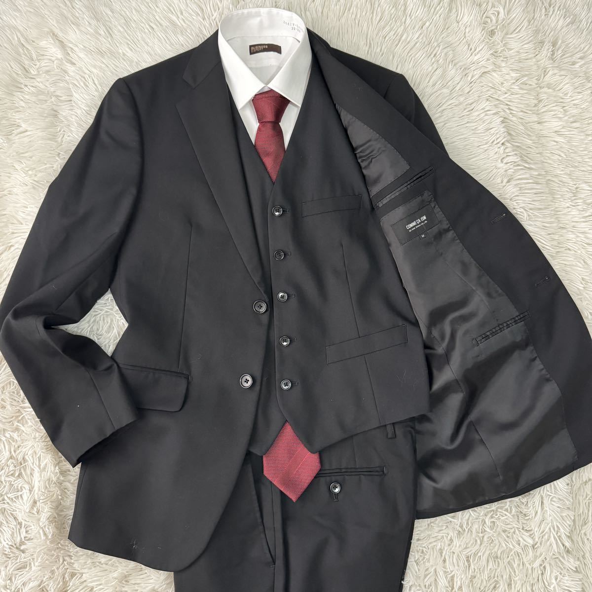 Yahoo!オークション - 極美品【圧巻のスリーピース】COMME CA Yahoo!オークション - 極美品【圧巻のスリーピース】COMME CA