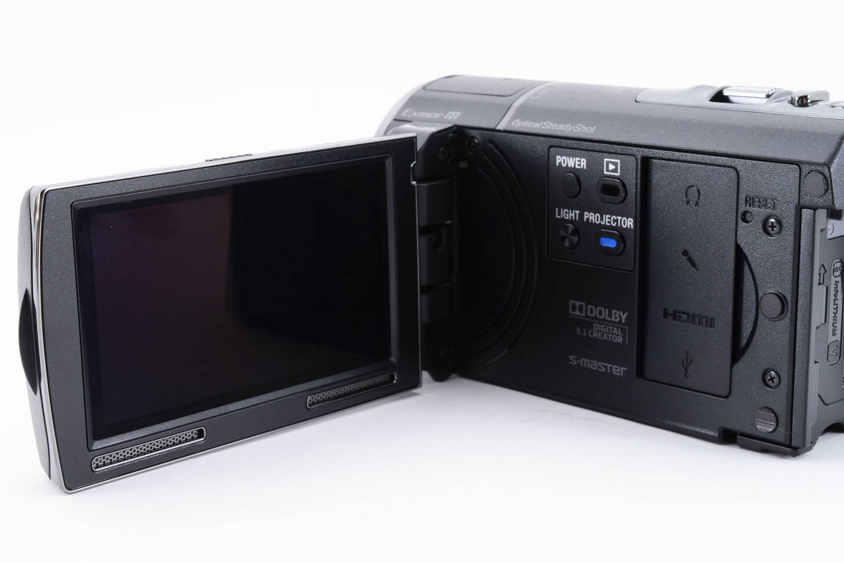 ★極美品★ SONY HDR-PJ590V ブラック　ビデオカメラ ハンディカム　ソニー #0163_画像5