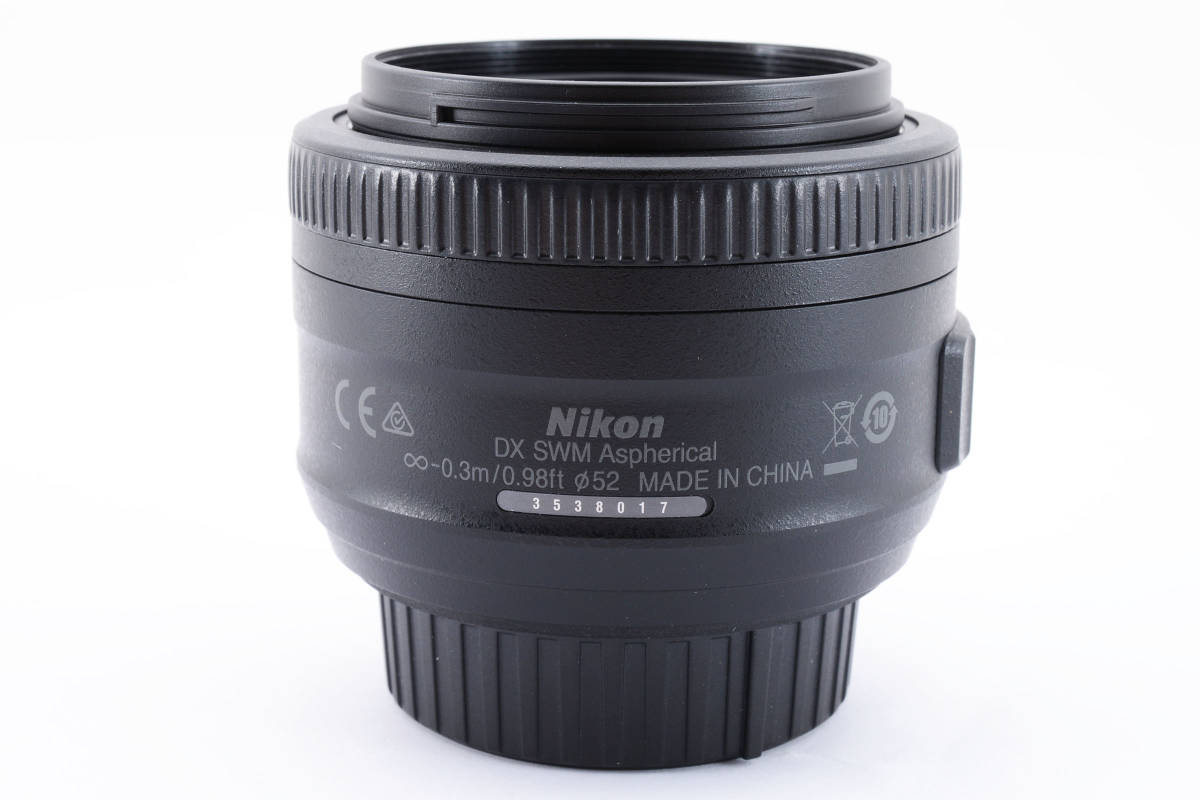 ★美品 元箱付き★ Nikon AF-S DX NIKKOR 35mm F1.8 G  ニコン 単焦点 #0212の画像8