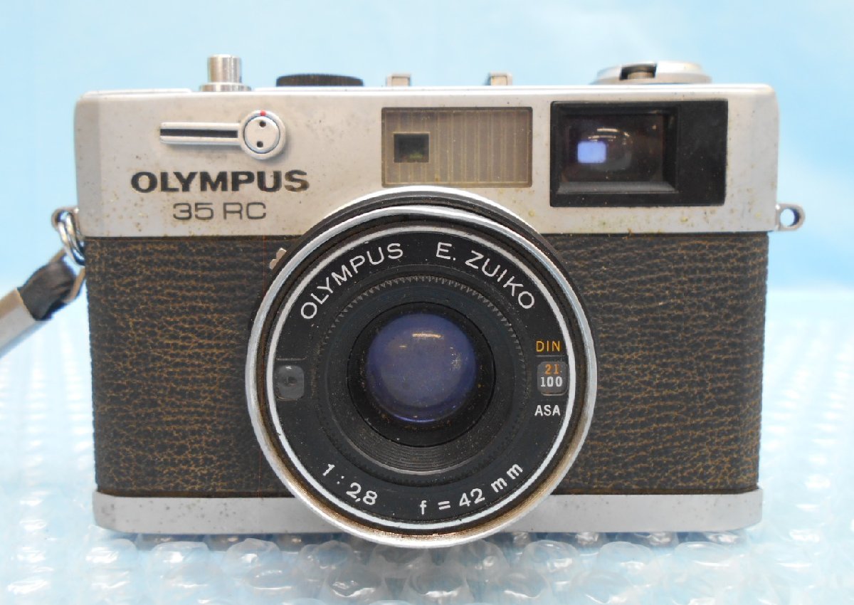 カメラ フィルムカメラ コンパクトカメラ OLYMPUS 35RC E.ZUIKOの42mm F2.8 ジャンク_汚れあり