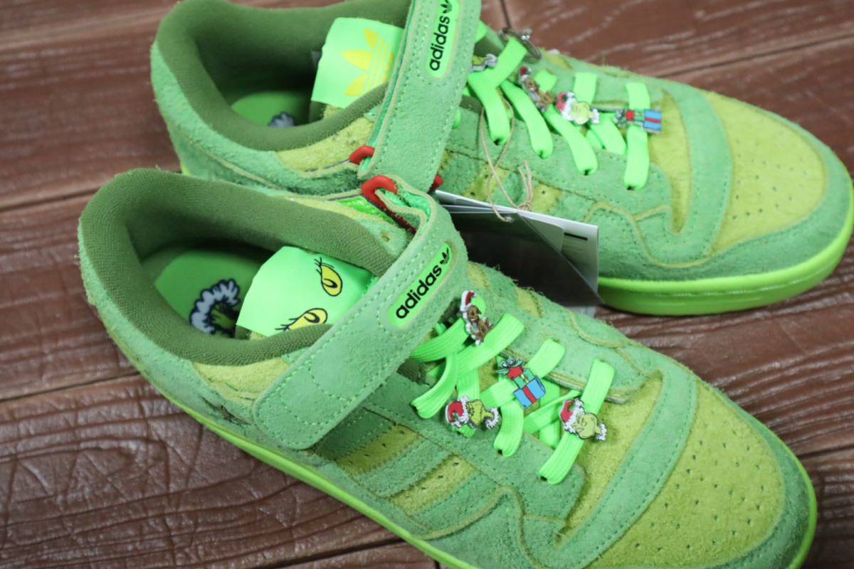 新品 定価17600円 25.5㎝ adidas originals アディダス オリジナルス　FORUM LOW THE GRINCH OPT1 フォーラム　ロー　ザ　グリンチ　OPT1_画像7