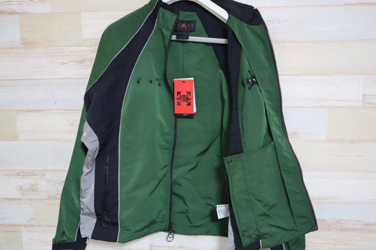 新品 定価60500円 NIKE ナイキ　JORDAN × OFF WHITE JORDAN BRAND AS M J OW TRK JKT ジョーダン　オフホワイト　トラック ジャケット