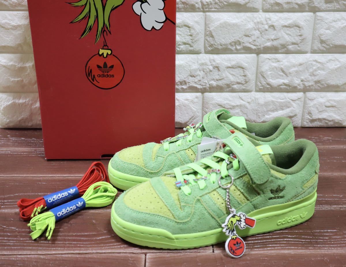 新品 定価17600円 27.5㎝ adidas originals アディダス オリジナルス　FORUM LOW THE GRINCH OPT1 フォーラム　ロー　ザ　グリンチ　OPT1