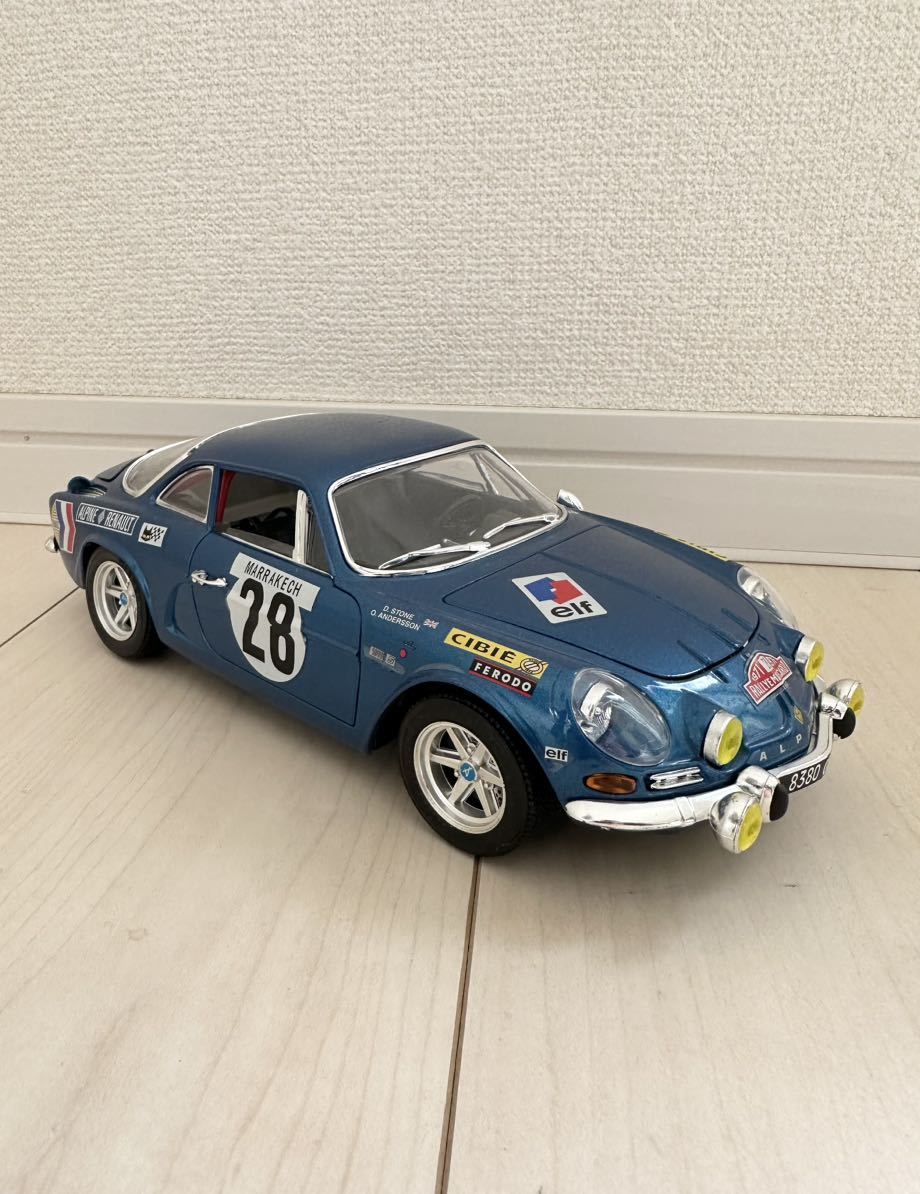 Alpine Renault アルピーヌ ルノー A110 イタリア製 1/16 モンテカルロ・ラリー 1/18_画像1