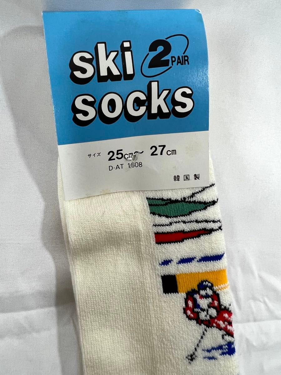 スキー ソックス　スノーボード 登山キャンプ アウトドア ソックス 防寒靴下　韓国製