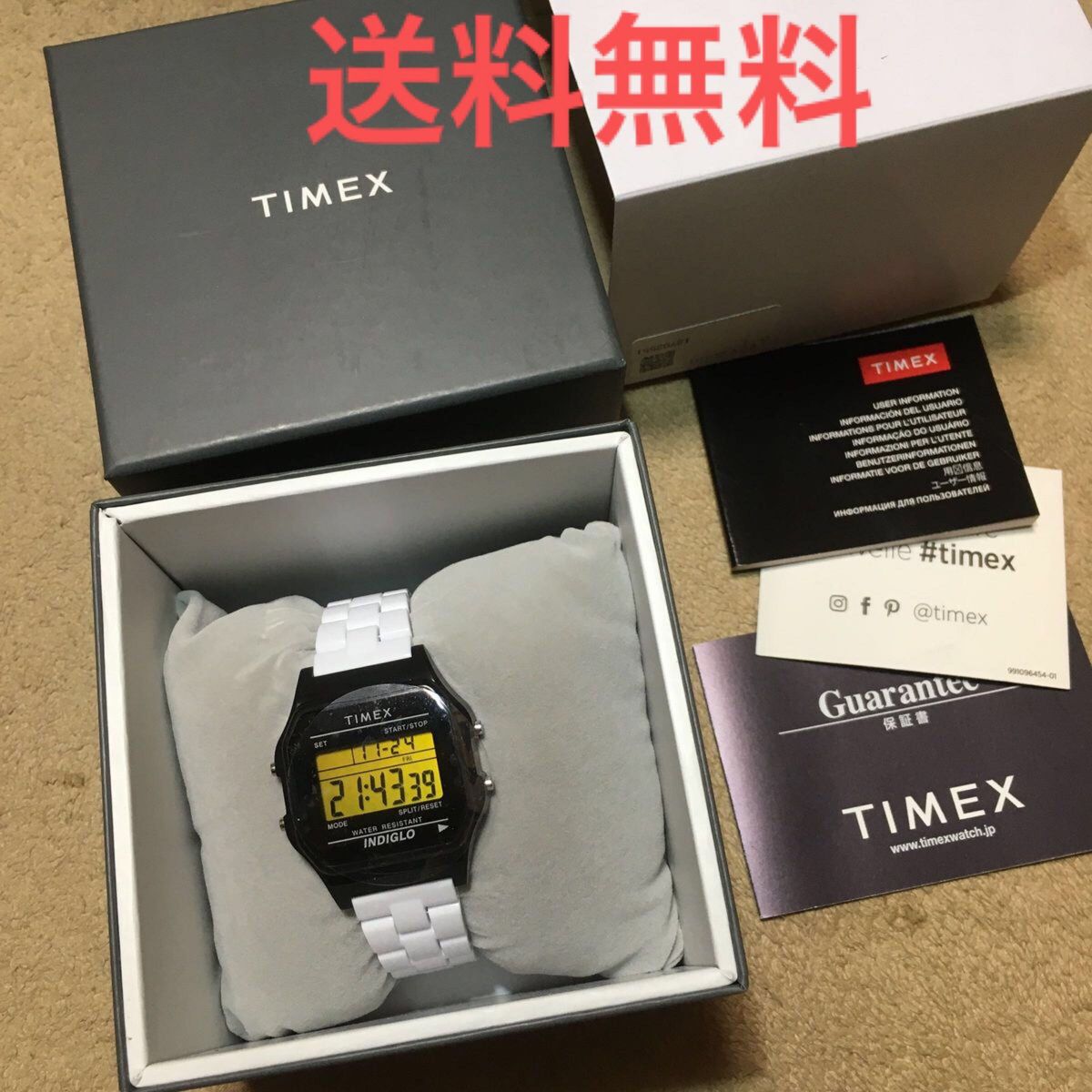 送料無料◆新品◆Timex クラシック デジタル 限定カラー◆腕時計casio beams classic digital