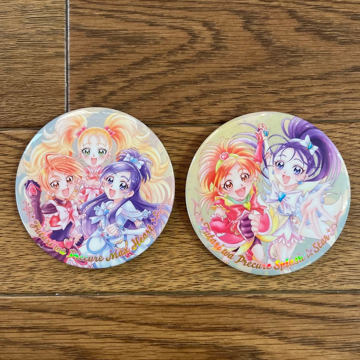 プリキュア BIG 缶バッジ　2点セット