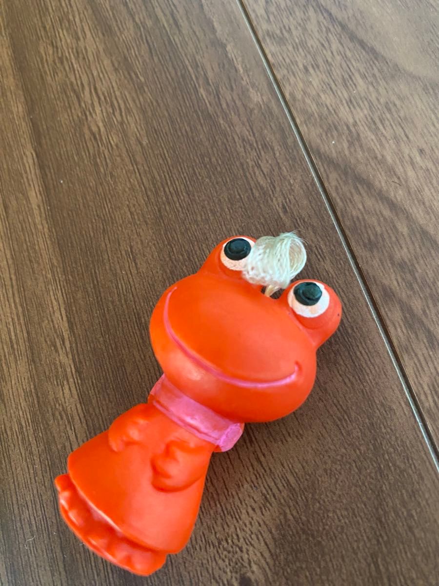 レア 希少ケロちゃん 赤色 コルゲンコーワ ソフビ 指人形 KOWA 昭和