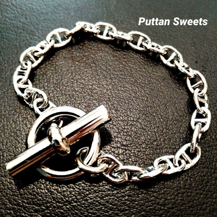 【Puttan Sweets】アンカーリンクブレスレット210シルバーⅡ_画像1
